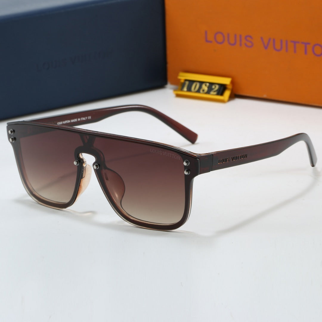 Louis vuitton Riveted Printed Oversized Sunglasses Aviator